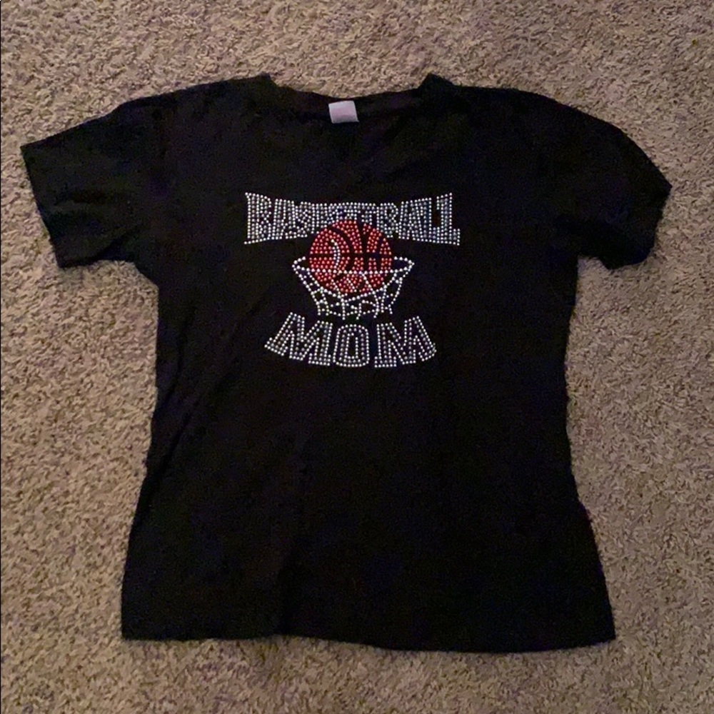4 x Basketball + Football Mom Beaded Shirts